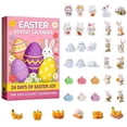 thumbnail image 2 of Uuiauoio Easter Bunny Advent Calendar 2026, 24 Day Easter Bunny Countdown Calendar with 24 Collectible Easter Ornaments, Mini Rabbit Easter Decoration Stuffers, Cute Desktop Ornaments, 2 of 9