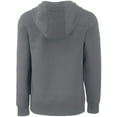 thumbnail image 3 of Men's Cutter & Buck  Gray Cleveland Guardians Roam Eco Half-Zip Recycled Pullover Hoodie, 3 of 3
