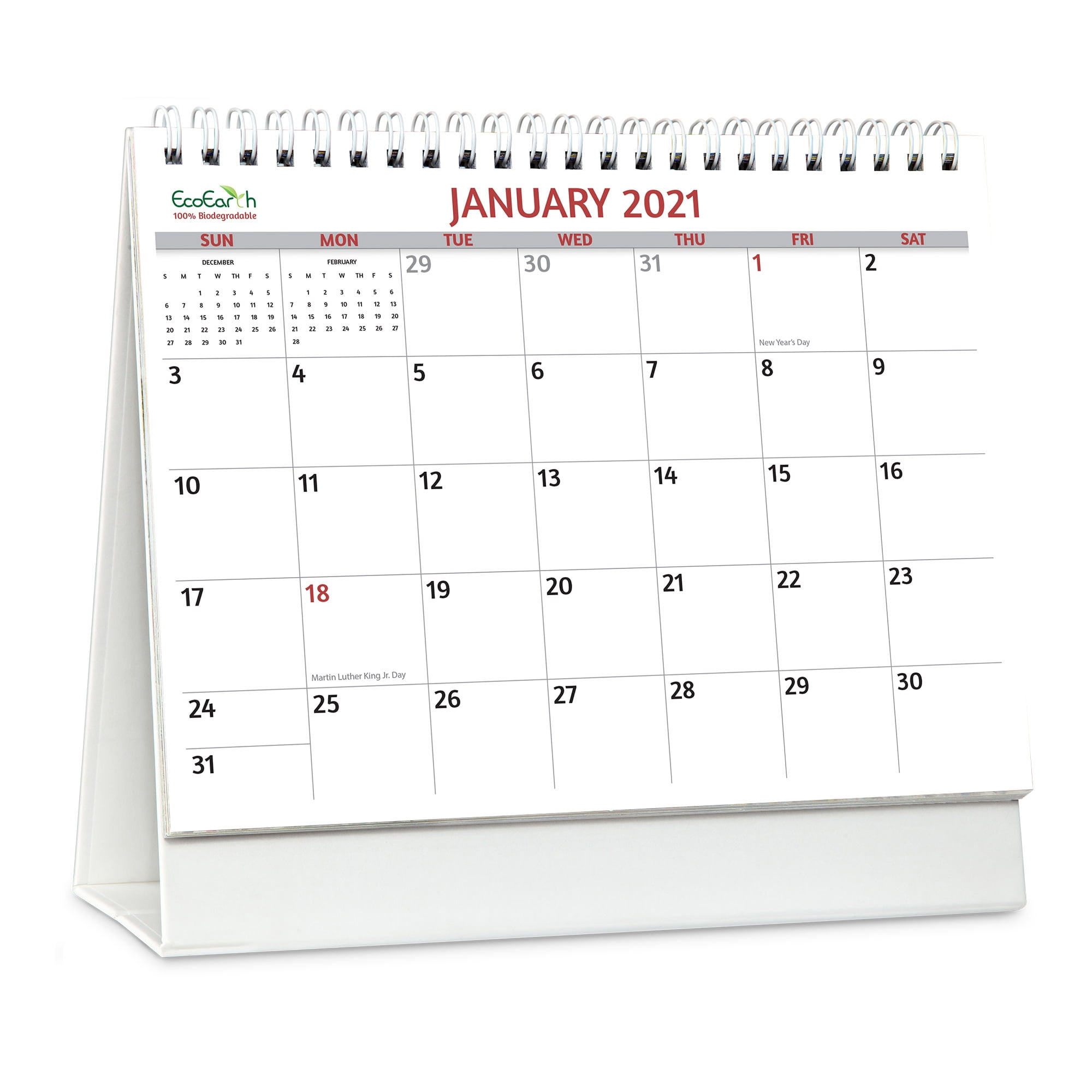 EcoEarth 12 Month Calendar 2022 Classic 8x6 Standing Desk Calendar 100 Biodegradable EcoEarth 12 Month Calendar 2022 Classic 8x6 Standing Desk Calendar 100 Biodegradable