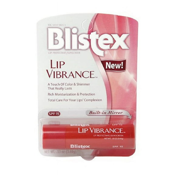 Blistex Lip Vibrance, Lip Protectant, Spf 15 - 0.13 Oz, 2 Pack