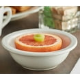 thumbnail image 2 of Soro Essentials- Set of 36 Ceramic 6-5/8" American White Victoria Wide Rim Grapefruit Bowl 13 oz. Ivory Color- China Grapefruit Bowl for Individual Grapefruit Holder for Home and Restaurant, 2 of 5