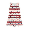 thumbnail image 4 of YOUYEDIAN Independence Day Girls Dresses Size 10-12 Patriotic Sleeveless Dresses 2025 Summer Cute Sundress Blue Stars Striped Midi Dress,Blue 5-6 Years, 4 of 6