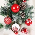 thumbnail image 5 of Paquete de 40/42/44 bolas decorativas para árbol de Navidad, bolas de colores, bolas galvanizadas, colgantes, diseño de escena navideña para el hogar, 5 of 5