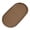 Coffee, variant on Oval Serving Tray, Reusable Durable Plastic Tray Food Tray, Serving Platters and Trays for Home Party Livingroom Tabletop Restaurant Entertaining Appetizer Snack Dessert, 1Pc(White,9.4x5")