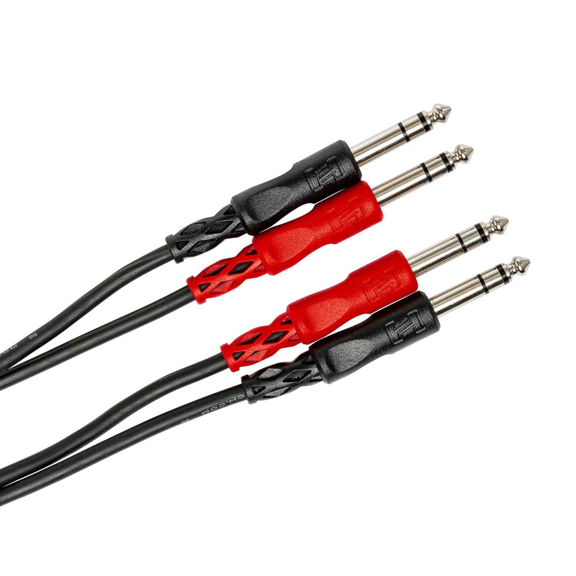 Balanced Dual 1/4in TRS Male to Balanced Dual 1/4in TRS Male Patch Cable