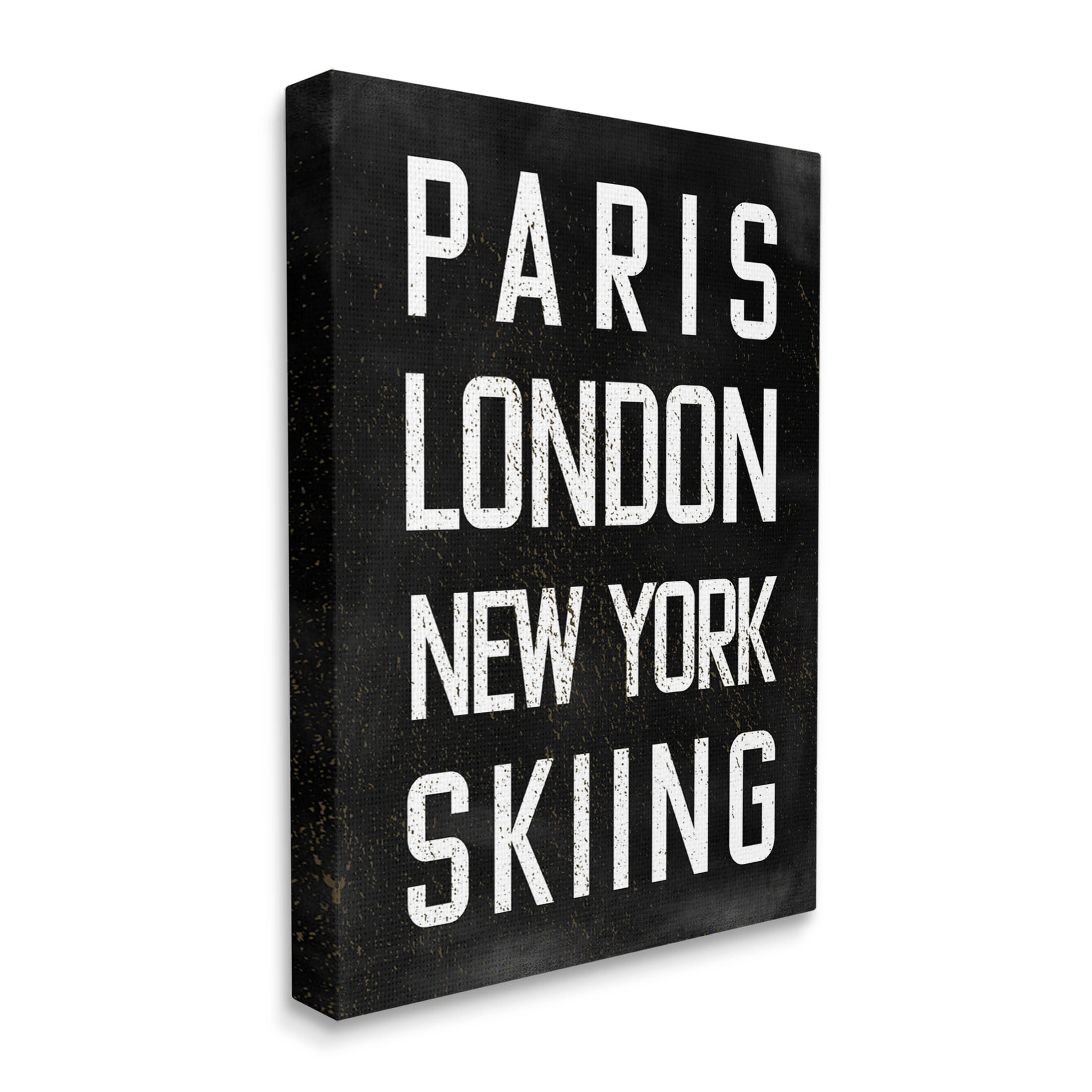 Stupell Industries Worldwide Skiing Winter Sports Graphic Art Gallery Wrapped Canvas Print Wall Art, Design by Valerie Weiners