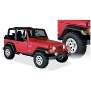 Bushwacker 97-06 Jeep TJ Pocket Style Flares 4pc - Black Fits select: 1997-2003 JEEP WRANGLER / TJ, 2004-2006 JEEP WRANGLER / TJ X