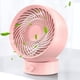 thumbnail image 3 of Ventilador de escritorio USB, pequeño ventilador de mesa de escritorio personal con viento fuerte, funcionamiento silencioso, mini ventilador portátil para el hogar, oficina, 3 of 5