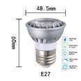 thumbnail image 1 of Bombillas de luz LED RGB, foco de CC de 12V/24V, MR16, E27, E14, GU10, 5 vatios (equivalente a 30 vatios), ángulo de haz estrecho de 36 grados por, 1 of 4