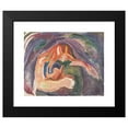 thumbnail image 2 of Edvard Munch 18x15 Black Modern Framed Museum Art Print Titled - Vampire (1916-1918), 2 of 5