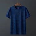 thumbnail image 3 of Camiseta deportiva de manga corta para hombre, ropa deportiva holgada de verano de secado rápido, camisetas transpirables de seda de hielo, camisetas deportivas para correr para hombre, 3 of 4