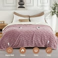 thumbnail image 2 of IdealHouse Heated Blanket 84"x90", Large Sherpa Electric Blanket Throw, 10 Settings, Pink, 2 of 8