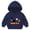 Navy, variant on Boys Kids Train Fleece Hoodies Tractor Sweatshirts Fun Hooded Pullover (2-3 Years,Yellow)