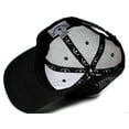 thumbnail image 4 of Posse Comitatus Skull Thin Red Line USA Flag Adult One-Size Cap Hat Black, 4 of 5
