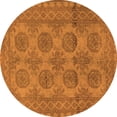 thumbnail image 1 of Ahgly Company Indoor Round Persian Orange Traditional Area Rugs, 5' Round, 1 of 1