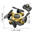 thumbnail image 3 of kjfeif 4K Small with Camera Small 4K High Definition Aerial Photography Remote Control Fixed Height Propeller Guard 360° Roll Flight One Button Take off, Christmas Stocking Stuffers Gift for Kids, 3 of 9