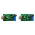 thumbnail image 1 of 2X ET69C02 Ethernet Network IP RJ45 to RS485 Bus Converter for Modbus RTU Master Slave Client Server MQTT PLC,2PCS x ET69C02 DC 12V Ethernet to RS485 Converter,Green, 1 of 7
