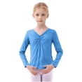 thumbnail image 1 of Toddler Kids Children Dance Clothes Long Sleeves Training Clothes Performance Jumpsuit, 1 of 4