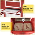 thumbnail image 5 of Aivituvin Mobile Chicken Coop with Wheels, suitable for 4-6 chickens, ducks and rabbits. Expandable backyard cage with run, 2 predator-proof nesting boxes, pull-out cleaning tray and leak-resistant a, 5 of 7