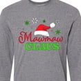 thumbnail image 4 of Inktastic Mawmaw Claus with Christmas Santa Hat and Snowflakes Long Sleeve T-Shirt, 4 of 5