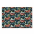 thumbnail image 1 of Floral Cutting Board, Watercolor Bouquet of Flowers with Blueberries Green Leaves and Little Butterflies, Decorative Tempered Glass Cutting and Serving Board, Small Size, Multicolor, by Ambesonne, 1 of 1
