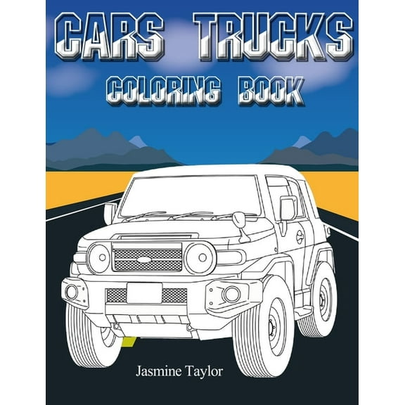 Cars Trucks Coloring Book, (Paperback)