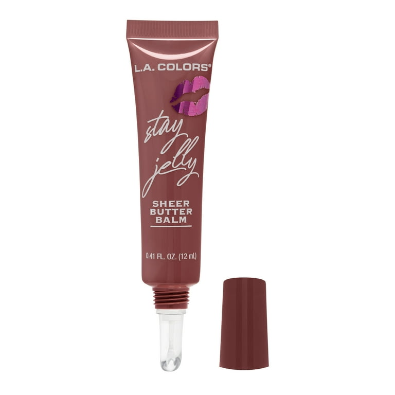 d&c color obsession lip L.A. COLORS Stay Jelly Sheer Butter Balm, Obsession, 0.41 fl oz