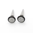 thumbnail image 3 of Fake Faux Cheater Illusion Ear Plug Earrings with Multi-Gem Design 16G, 3 of 37