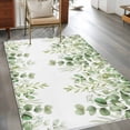 thumbnail image 2 of 3'x5' Area Rugs, Light Green Eucalyptus Leaves Indoor Outdoor Area Rug for Living Room Bedroom, Watercolor Spring Summer Botanical Bathroom Rugs Kitchen Floor Carpet Mats Home Decor Aesthetic, 2 of 8