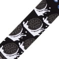 thumbnail image 4 of Cool Socks – Oreo Twists Crew Socks – Size Large for Men & Women – Cookie-Cream Graphic – Comfy, 4 of 4