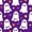 Purple White, variant on Feelyou Cartoon Ghost Boo Twin Sheets, Cute Polka Dot Bedding, Pink White, 3 Pieces, 1 Flat Sheet, 1 Fitted Sheet and 1 Pillowcase