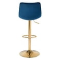 thumbnail image 4 of Prima Bar Chair Dark Blue & Gold, 4 of 9
