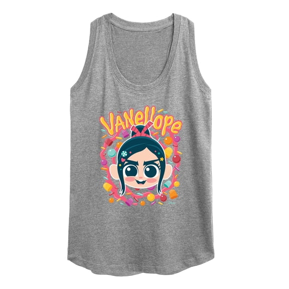 Disney Wreck It Ralph - Vanellope & Candy - Women's Racerback Tank Top