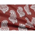 thumbnail image 5 of oneOone Rayon Blood Red Fabric Block Craft Projects Decor Fabric Printed By The Yard 56 Inch Wide, 5 of 5