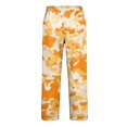 thumbnail image 7 of Men's Camo Cargo Pants Casual Elastic Drawstring Waist wide Leg Pants Lightweight Outdoor Hiking Relaxed Fit trousers with Multi Pockets Yellow S, 7 of 7