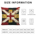 thumbnail image 5 of PIKWEEK  Throw Pillow Cover Maryland State Flag Modern Geometric Art Yellow Black White Red Decor Lumbar Pillow Case Cushion for Sofa Couch Bed Standard Queen, 5 of 5