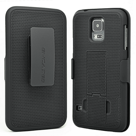 Galaxy S5 Belt Clip Case, Encased DuraCLIP [secure-fit] Holster w/ Slim Cover (Smooth