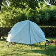 thumbnail image 2 of Lit de Camp Imperméable hors Terre avec Tente Surélevée et Crochet, 2 of 9