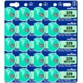 thumbnail image 1 of Murata 329 SR731SW Battery 1.55V Silver Oxide Watch Button Cell (20 Batteries), 1 of 5