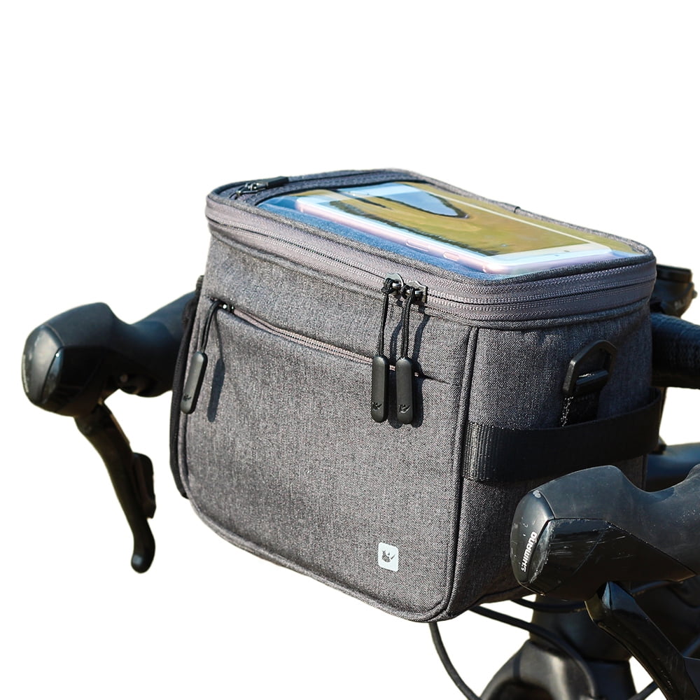 Bicycle Handlebar Bag Cycling Front Packs Bike Pouches Phone Holder