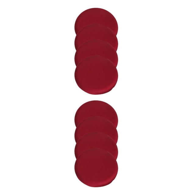 Cojín para taburete de bar duradero lavable para silla 12 a 18 pulgadas color vino rojo Billuyoard