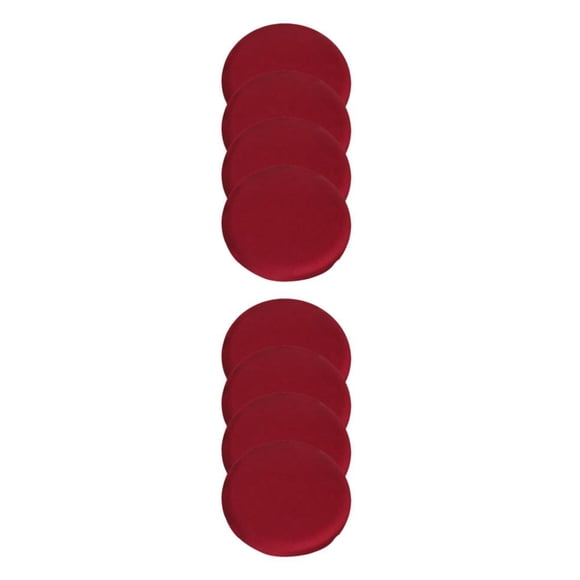 Cojín para taburete de bar duradero lavable para silla 12 a 18 pulgadas color vino rojo Billuyoard