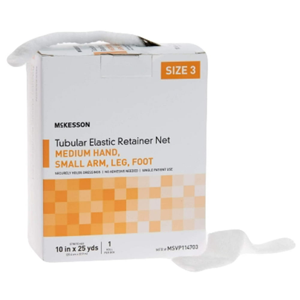 Tubular Elastic Retainer Net 10 inch x 25 Yards. 10 Rolls of Tubular