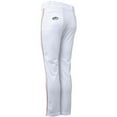 thumbnail image 3 of Rawlings Youth Semi-Relaxed Piped Pant | White/Black | XLRG, 3 of 3