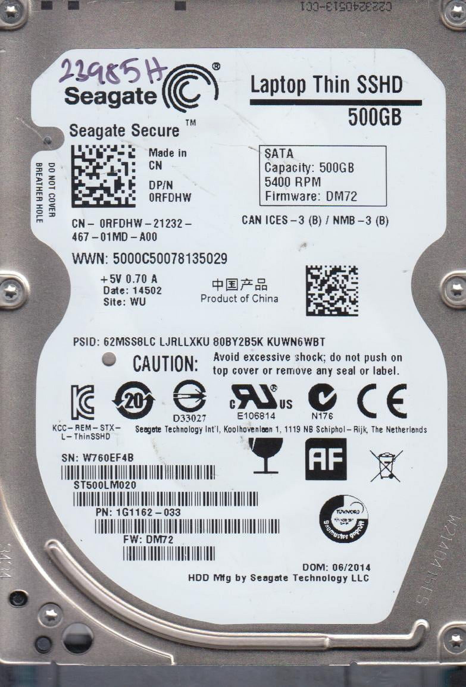 8TB Seagate Barracuda Hard drive internal 3.5