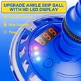 thumbnail image 7 of Skip Ball for Kids, Ankle Skip Ball Toy with Counter, Timer and Cal Calculator, Boys Birthday Gifts for Age 6 7 8 9 10+, Rechargeable Colorful Flash Wheel Skip Ball for Boys, Indoor Outdoor Toys, 7 of 7