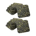 thumbnail image 3 of Almencla 12Pcs Treadmill Mat Rubber Pad Multifunctional Exercise Equipment Pad for Washer black and yellow, 3 of 8