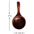 thumbnail image 2 of Cuchara de madera con mango Cuchara de sopa Arco de mezcla de frutas al aire libre, 2 of 6