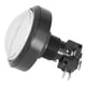 thumbnail image 3 of Botón convexo grande de 60 mm, botón de interruptor de 2 pies con luz LED para consola de juegos de máquina grúa, color blanco, 3 of 8