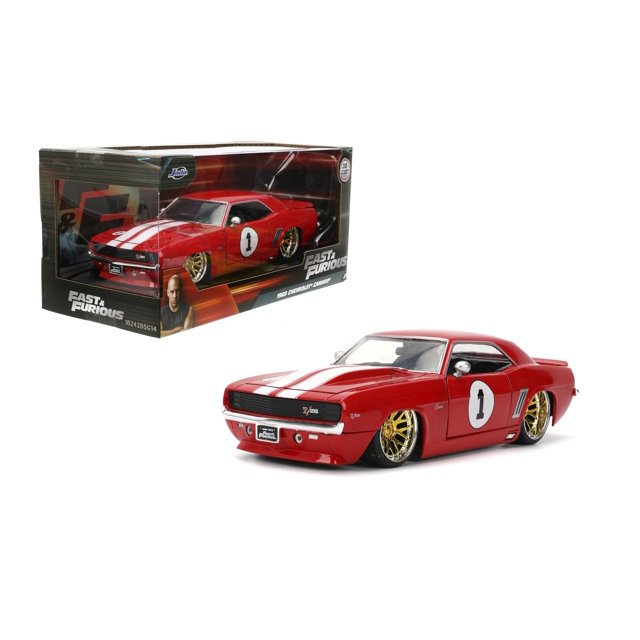 Maqueta de coche fundido a presión Jada Toys Fast & Furious 1969 Chevy Camaro